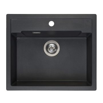 Tiskiallas Reginox Amsterdam 54 Tapwing Black Silvery