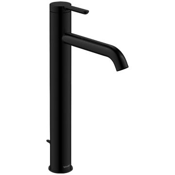 Pesuallashana Duravit C.1 C11040001 XL-koko mattamusta ponnahdusjätteellä