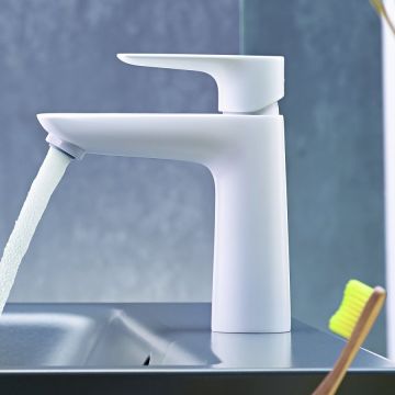 Pesuallashana Hansgrohe Talis E 110 pop-up jätesetti matta valkoinen