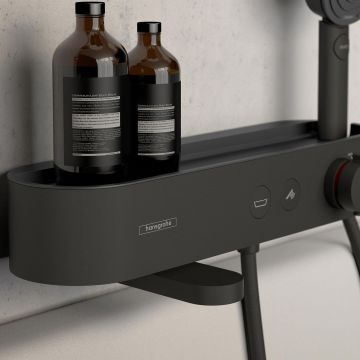 Kylpy- ja suihkuhana Hansgrohe ShowerTablet Select 400 mattamusta