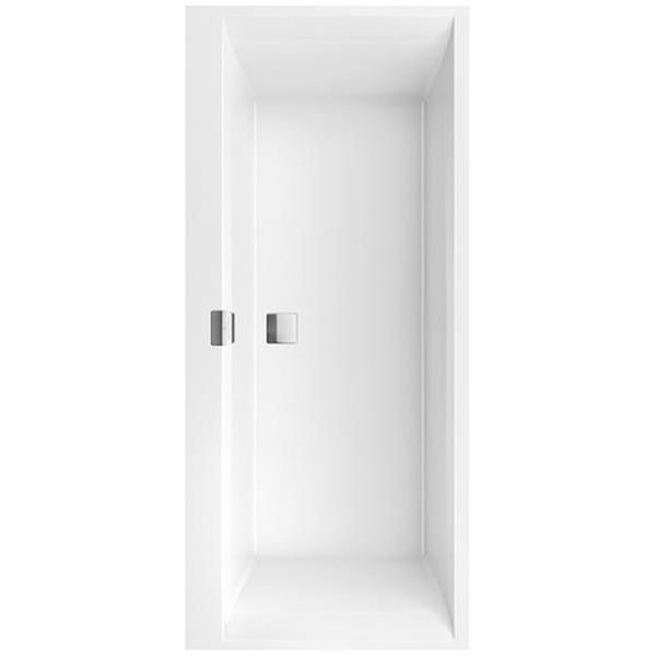 Villeroy & Boch Squaro Edge 12 suorakaiteen muotoinen kylpy, 1700 x 750 mm, valkoinen Alpin UBQ170SQE2DV-0