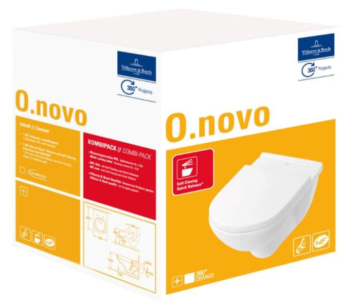 Villeroy & Boch Combi-Pack O.novo 5660HRR1