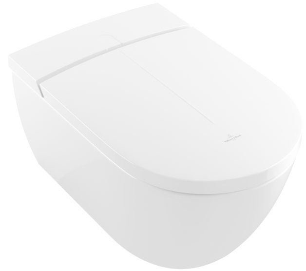 Villeroy & Boch ViClean-I200 suihku-wc, reunaton, valkoinen Alpin CeramicPlus V0E200R1