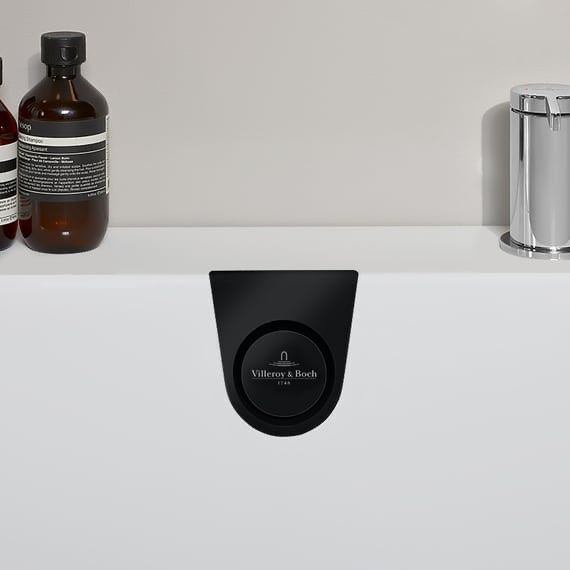 Villeroy & Boch Accessories Veden tuloaukko, 150 x 220 x 65 mm, musta matta UPCON0144-33