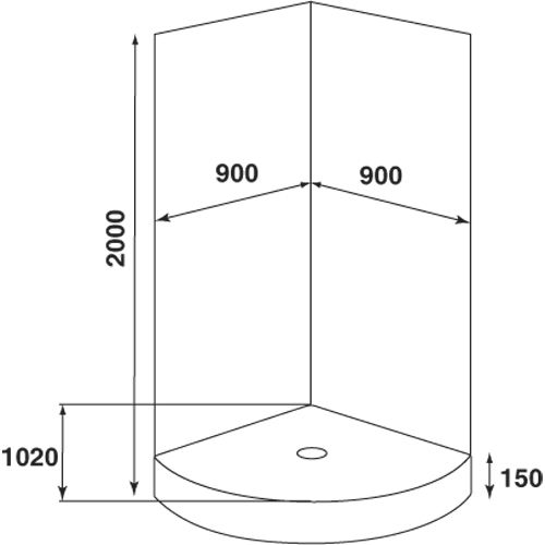 Suihkunurkkaus Duschy 981-00