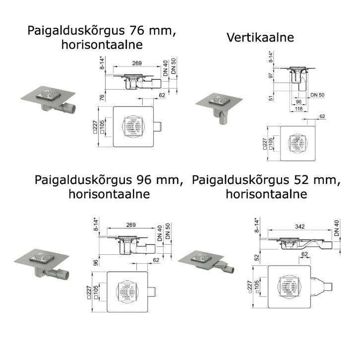 Dushitrapp ACO MG 10x10