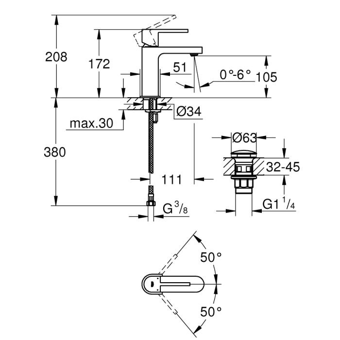 Grohe Plus S hanat