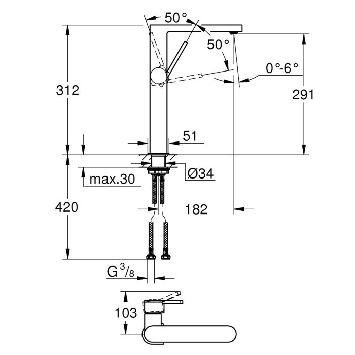 Grohe Plus XL suihkuhana