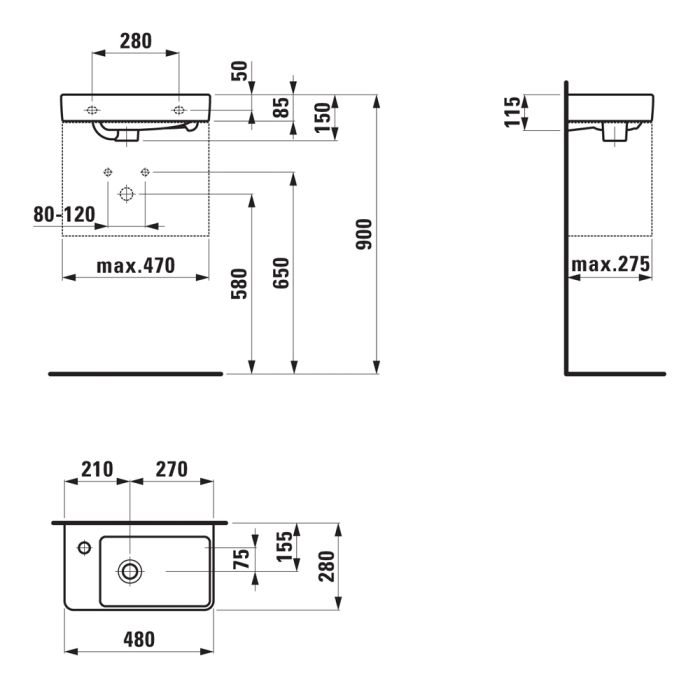 Vannitoavalamu Laufen Pro S 815955