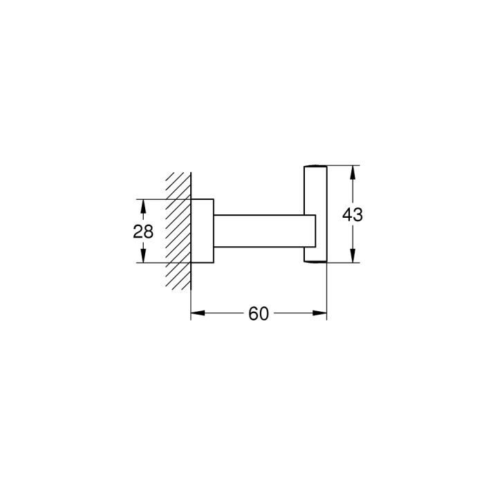 Grohe Essentials Cube -teline