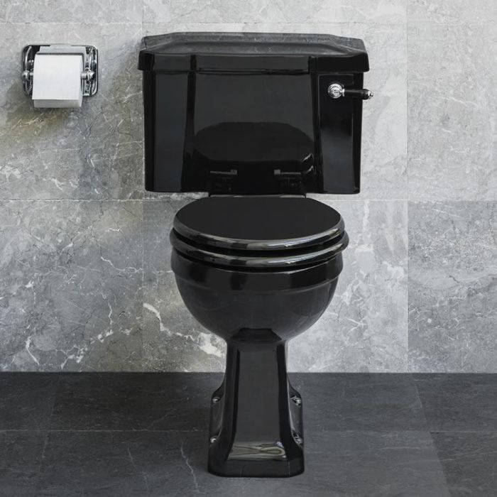 Retro wc-istuin Burlington Bespoke Jet Standard - Outlet Diil