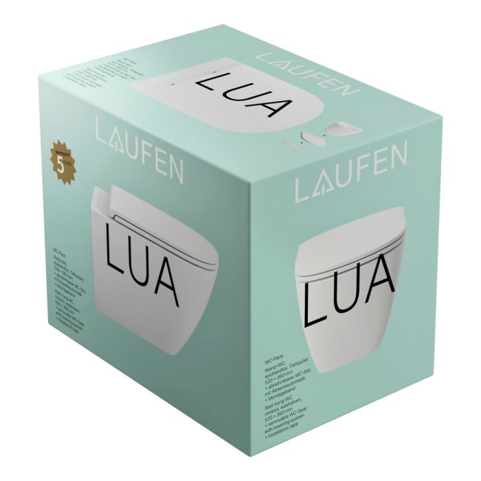 Seinä-wc Laufen LUA Rimless 866080