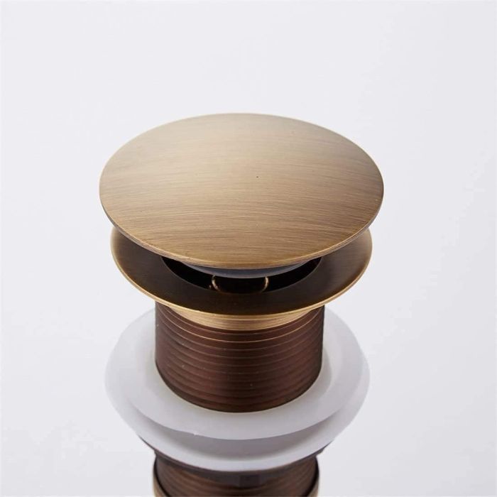 Altaan tyhjennysventtiili Wasser Antique Bronze ilman ylivuotoa