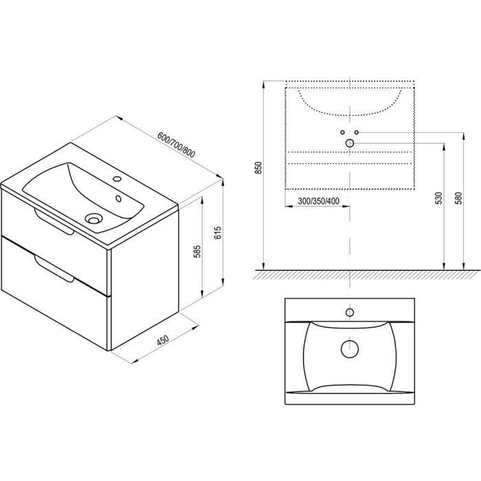 Valamukapp Ravak Classic II 700