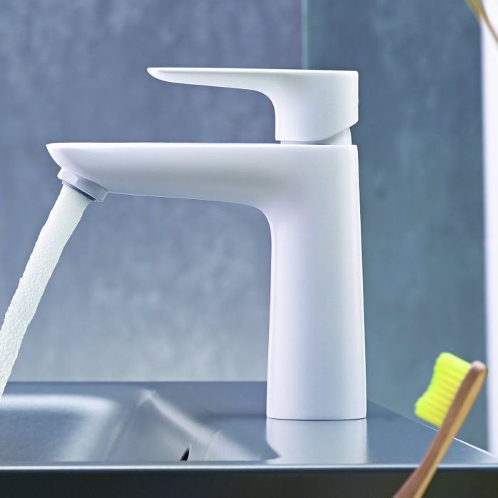 Pesuallashana Hansgrohe Talis E 110 pop-up jätesetti matta valkoinen - Outlet Diil