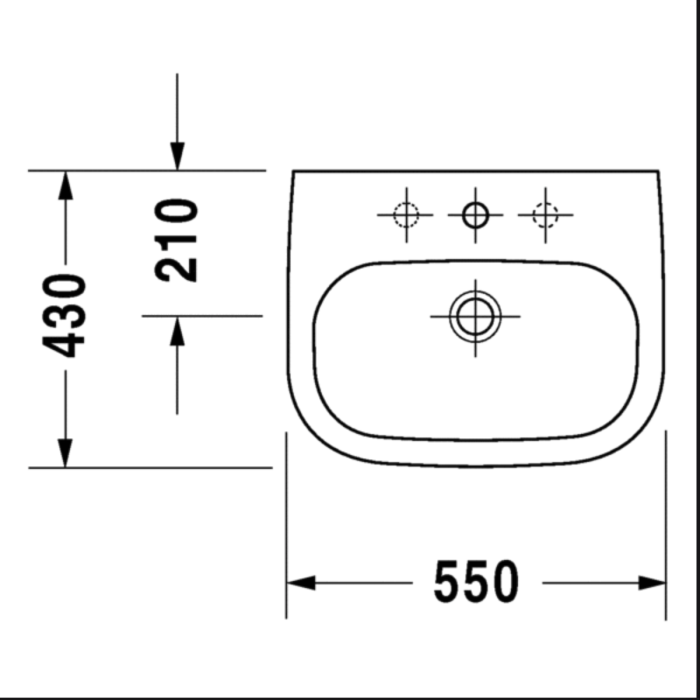 Kylpyhuone Duravit D-koodi 231055