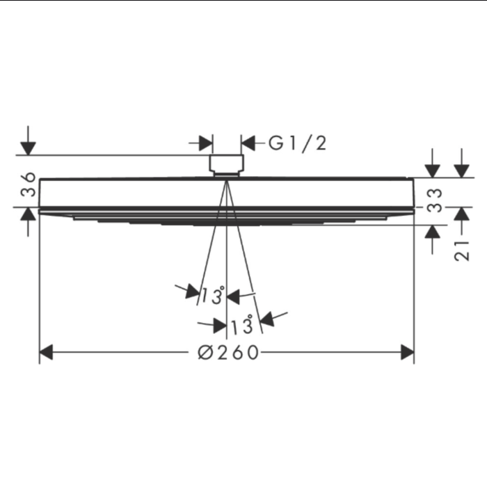 Suihku Hansgrohe Pulsify S 260 1jet