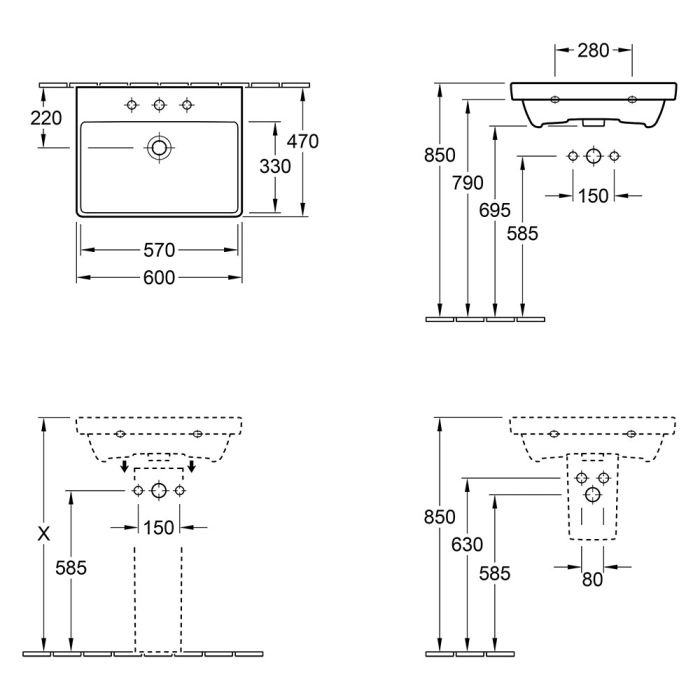 Vannitoavalamu Villeroy & Boch Avento 41586001