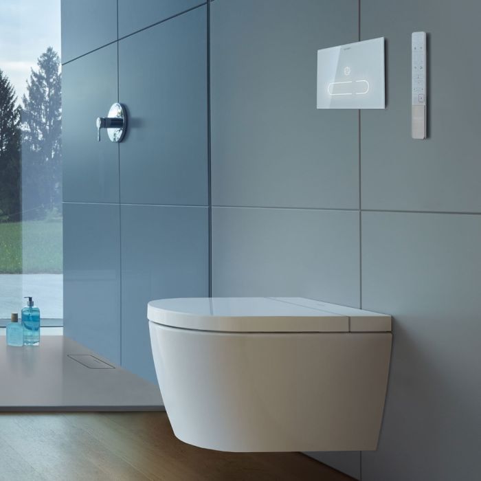 Suihku-wc Duravit SensoWash Starck f Plus kompakti + runko + painonappi